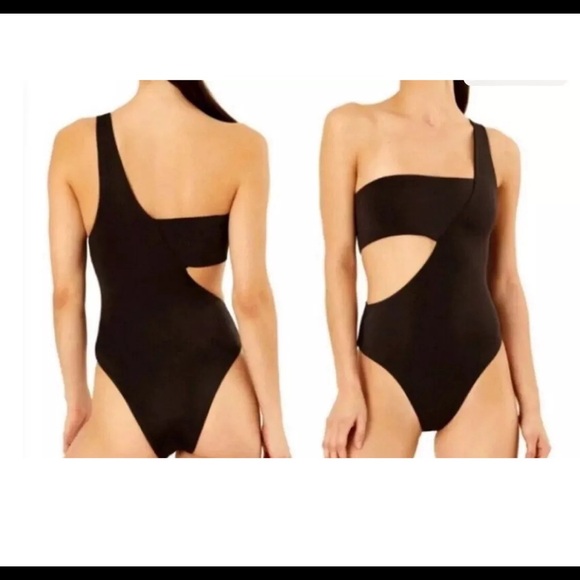 ONIA Margot Cut Out One Piece Black Swimsuit Sz Med w/tag - Picture 5 of 5